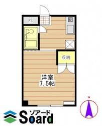 ハイツ大黒屋の物件間取画像